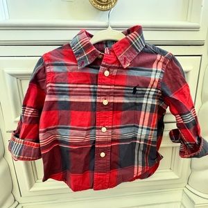 Plaid dress shirt